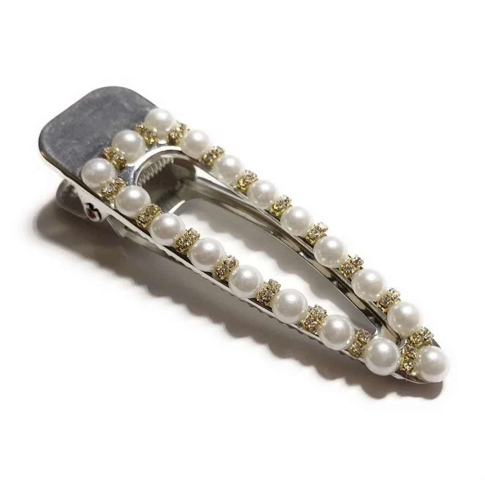 Pearl Hair Clip for any Hair Type - New - Great Gift - Picture 5 of 5